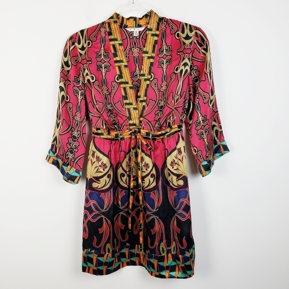 Cabi 100% Silk Erte Draw String Top Size Small - image 5